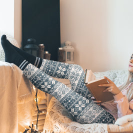 Legging Escolha qualquer padrão de Ilha de Feira de Invern