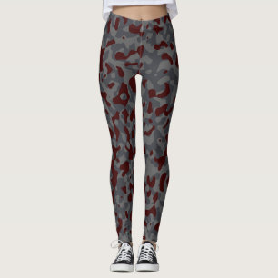 Legging Escorpião de cinza, Atum, Vermelho, Rosa búlgaro,