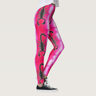 Legging escorpião rosa