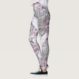 Legging Escrivores em um notebook