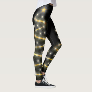 Legging Esfrie e árvore de Natal à moda