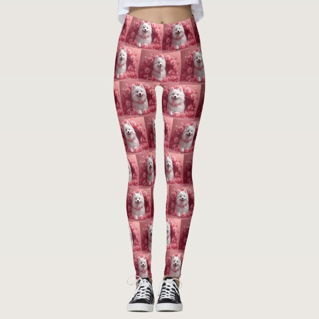 Legging Eskimo Americano com Rosas - Dia dos Namorados (Frente)