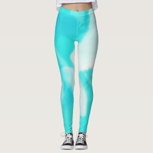 Legging Esmalte Turquesa Manchado
