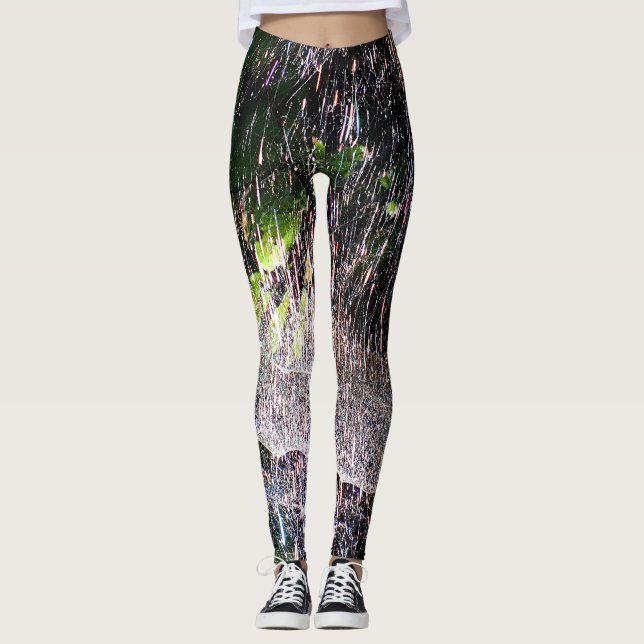 Legging Espalhamento de cor brilhante (Frente)