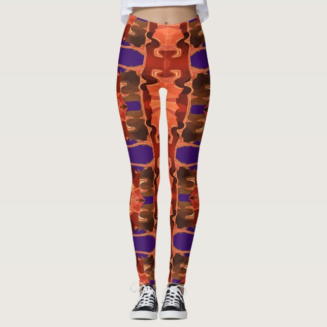 Legging Especial de Natal multicolor "Ratti_Creative_Arts" (Frente)