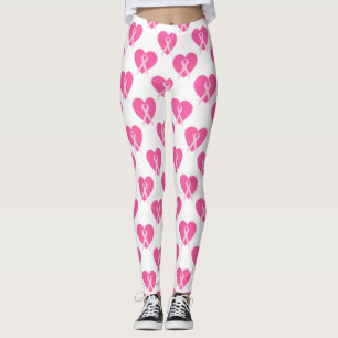 Legging Esperança Rezar Luta (Sensibilização do Cancer da
