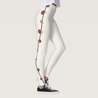 Legging Espinho de Rosa Carmesim Vinha Embrulho