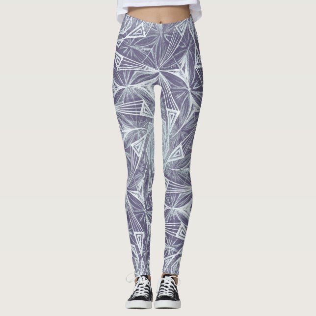 Legging Espirais de Triângulos (Frente)