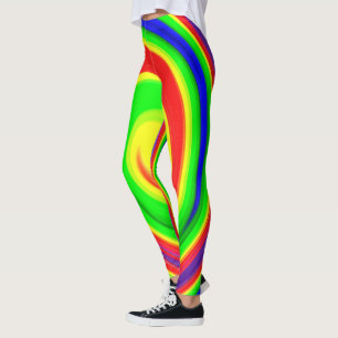 Legging Espirais psicodélicos