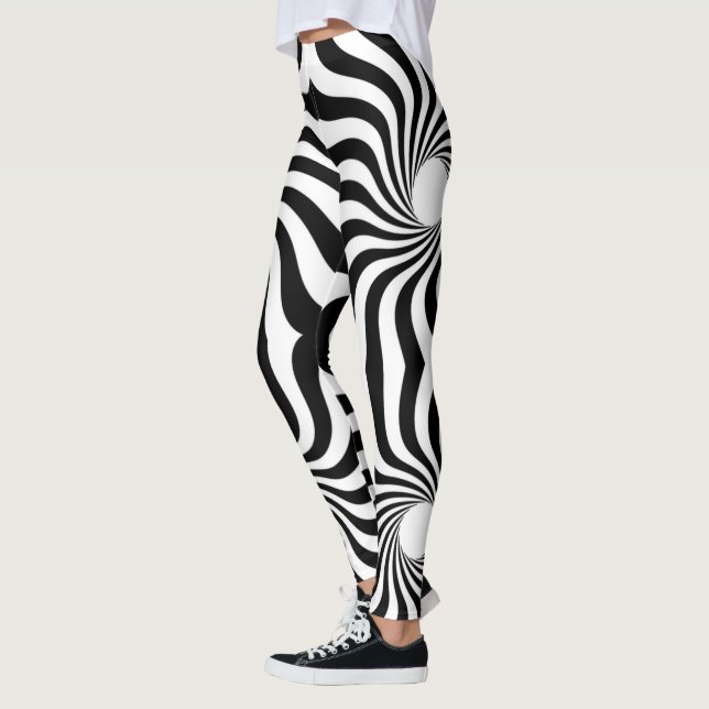 Legging Espiral amarrado com orifício (Esquerda)