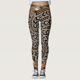 Legging Espírito Brown do vento