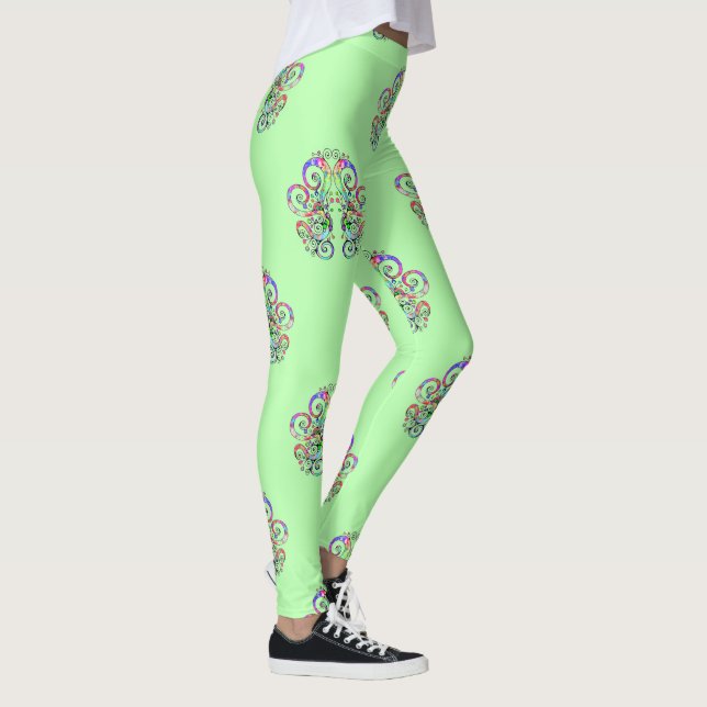 Legging Espírito Coração Pintado Design 4 (Direita)