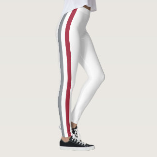 Legging Espírito de Equipe do Alabama, Carmesim, Cinza e B