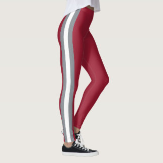 Legging Espírito de Equipe do Alabama no Carmesim
