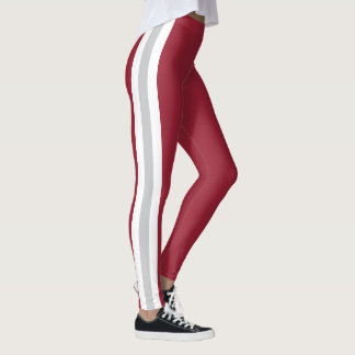 Legging Espírito de Equipe do Arkansas no Vermelho