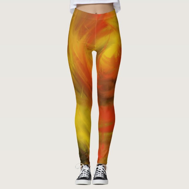 Legging Espírito Santo Pintura Culto Cristã (Frente)
