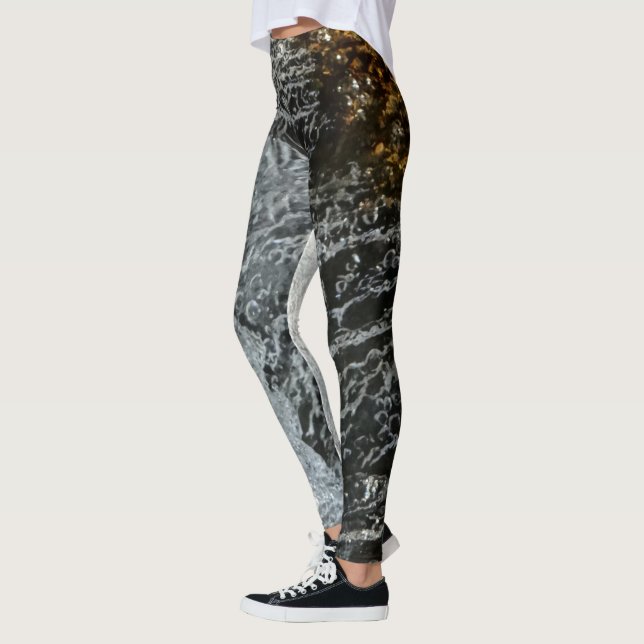 Legging esplendor de água escura (Esquerda)