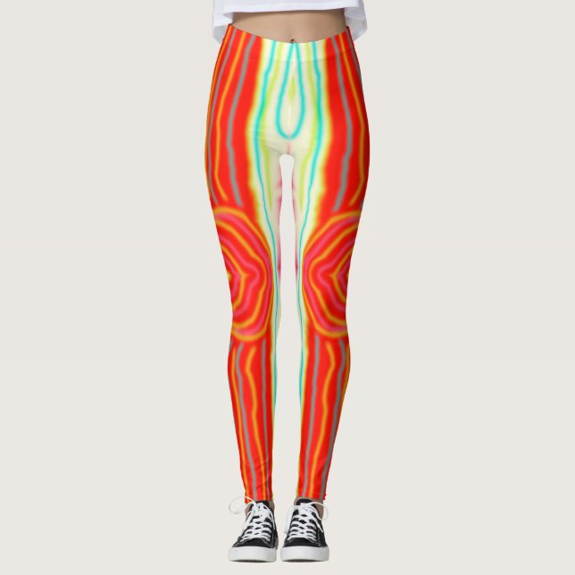 Legging Esplendor, rabisco duplo. (Frente)