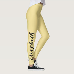 Legging Esportes Dourados com nomes personalizados de Na m