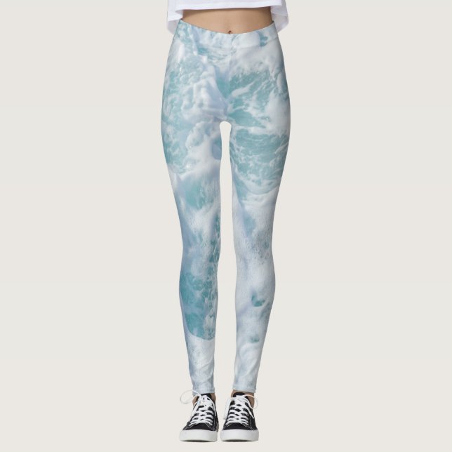 Legging Espuma de Ondas bonito (Frente)