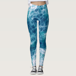 Legging Espuma marinha  