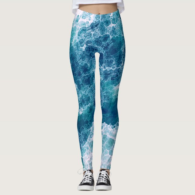 Legging Espuma marinha (Frente)