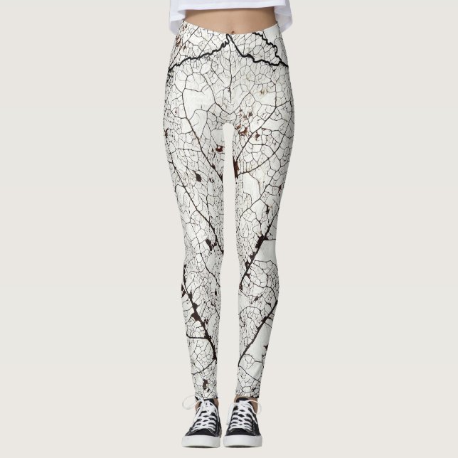 Legging Esqueleto 1 da folha de Aspen (Frente)