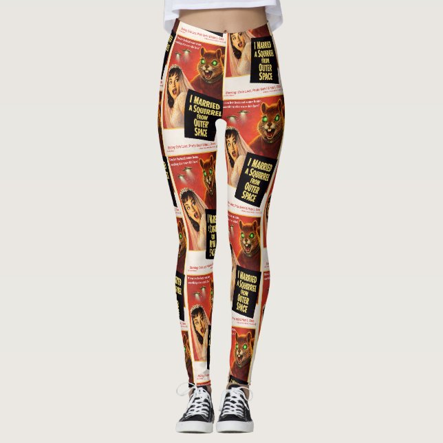 Legging Esquilo do Espaço Exterior (Frente)