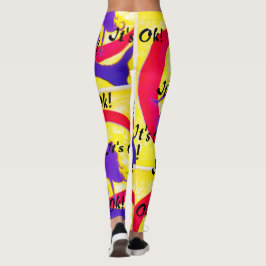 Legging Está tudo bem! Mermaid Eclipse Art de Venus Leone