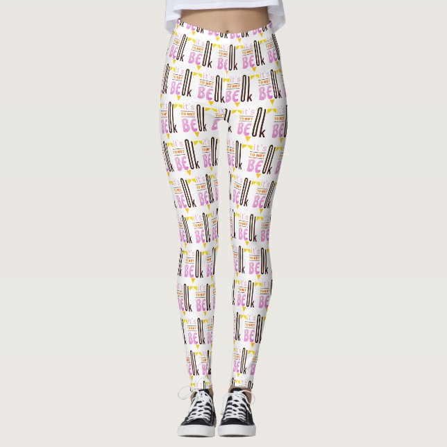 Legging Está tudo bem não ficar bem (Frente)