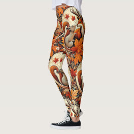 Legging Estação de outono Whimsical com Pernas de Cerveja