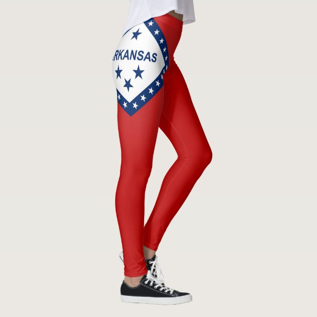 Legging Estado Legal De Bandeira Do Arkansas (Direita)
