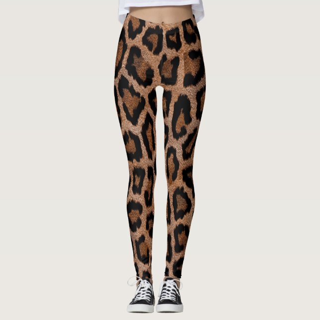 Legging Estampa Animal Leopardo Manchado (Frente)