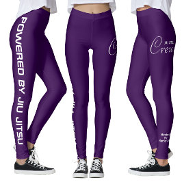 Legging Estampa Personalizada Jiu Jitsu Crew Roxo Spats