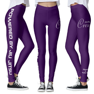 Legging Estampa Personalizada Jiu Jitsu Crew Roxo Spats