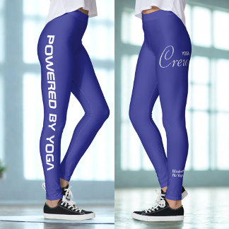 Legging Estampa Personalizada Yoga Crew Azul Escuro