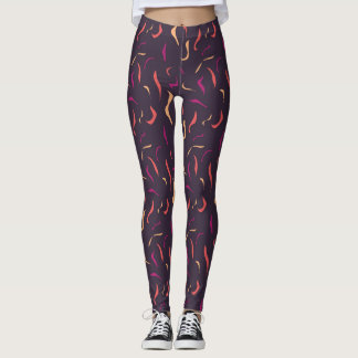 Legging estampada violeta