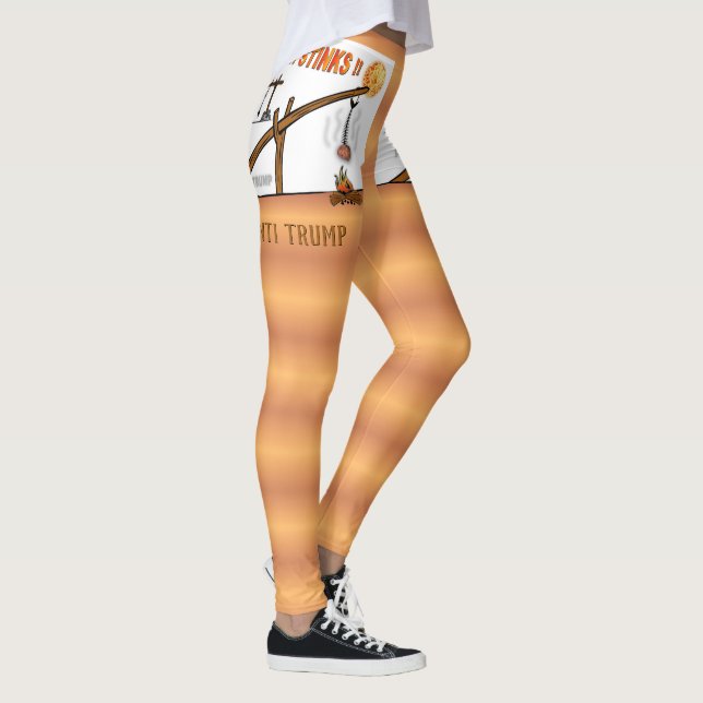 Legging Este peixe fede! / Anti-Trump, (Direita)