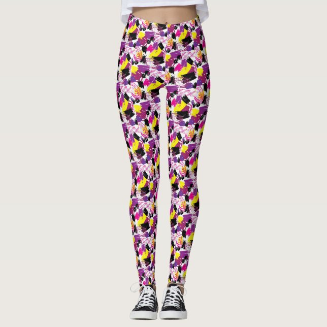 Legging Estética retrô dos anos 80 (Frente)