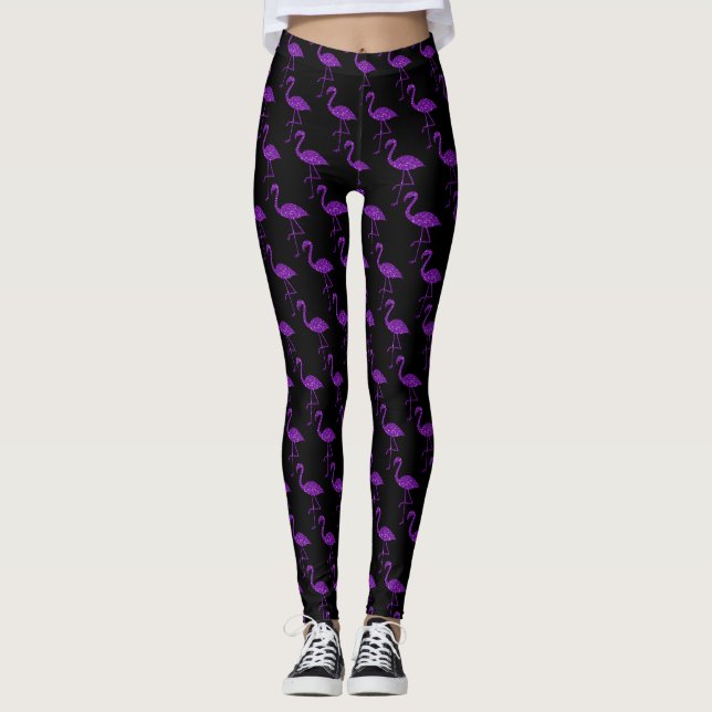 Legging Estilhaço espinhoso Roxo (Frente)