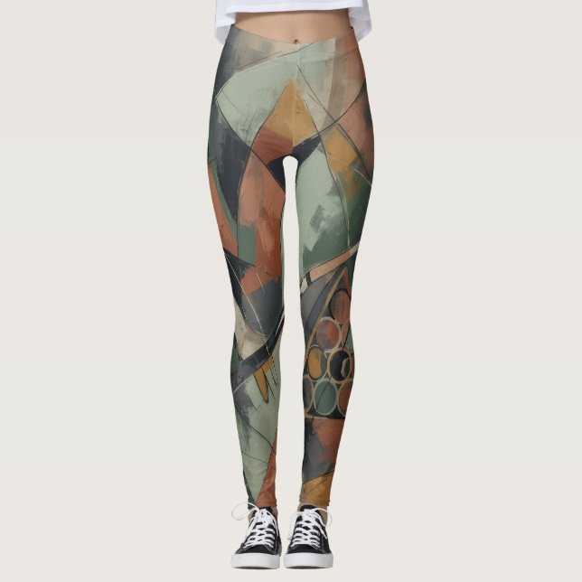 Legging Estilo Abstrato (Frente)