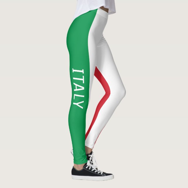 Legging Estilo de Bandeira Nacional da Itália (Direita)