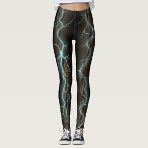 Legging Estilo de Grunge Industrial de Energia Elétrica