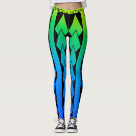 Legging Estilo de legenda tribal Lagon dégradé