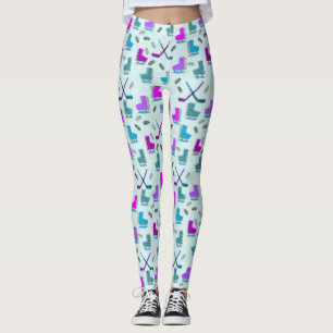 Legging Estilo de Memphis do hóquei
