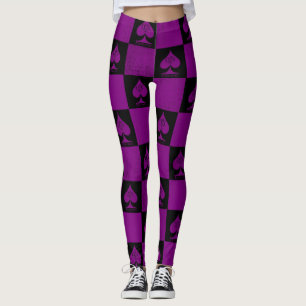 Legging Estilo de QoS da Rainha das Pernas de Espadas