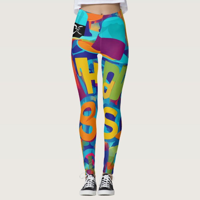 Legging Estilo de Salto de anca (Frente)