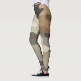 Legging Estilo Impressionante com Estampa Camuflada