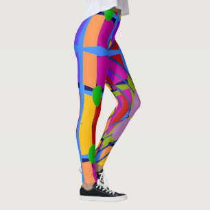 Legging estilo Matisse de Formas de abstratos,