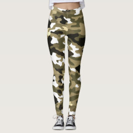 Legging Estilo Militar Camouflagem Fadiga Gi Design Afetaç